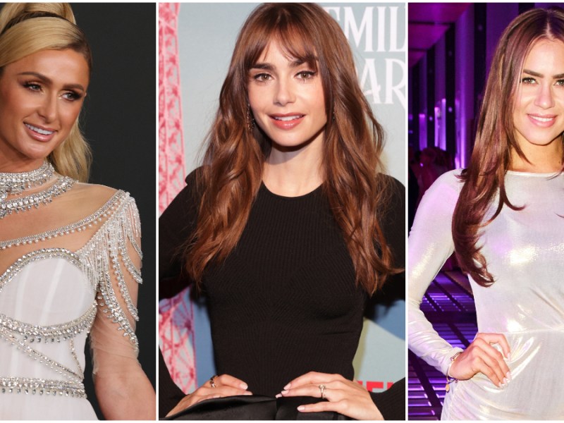 Paris Hilton, Lily Collins und Jessica Paszka 2021