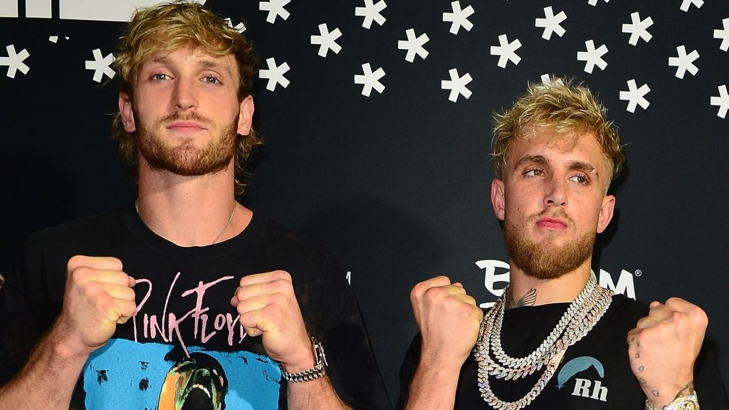 Die YouTube-Stars Logan und Jake Paul im April 2021.