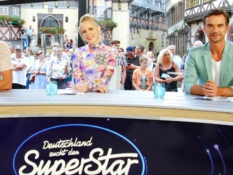 DSDS 2022: V.l.: Toby Gad, Ilse DeLange und Florian Silbereisen