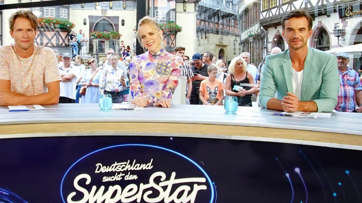 DSDS 2022: V.l.: Toby Gad, Ilse DeLange und Florian Silbereisen