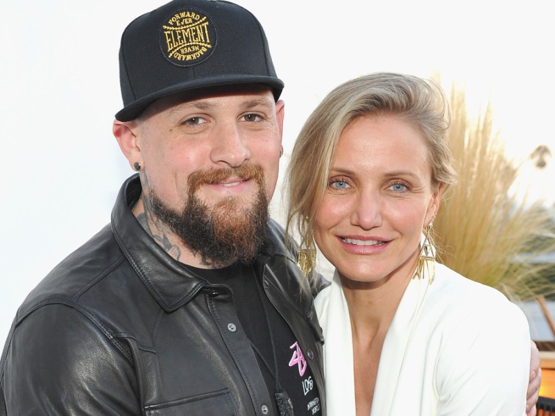 Benjamin Madden und Cameron Diaz, 2016.