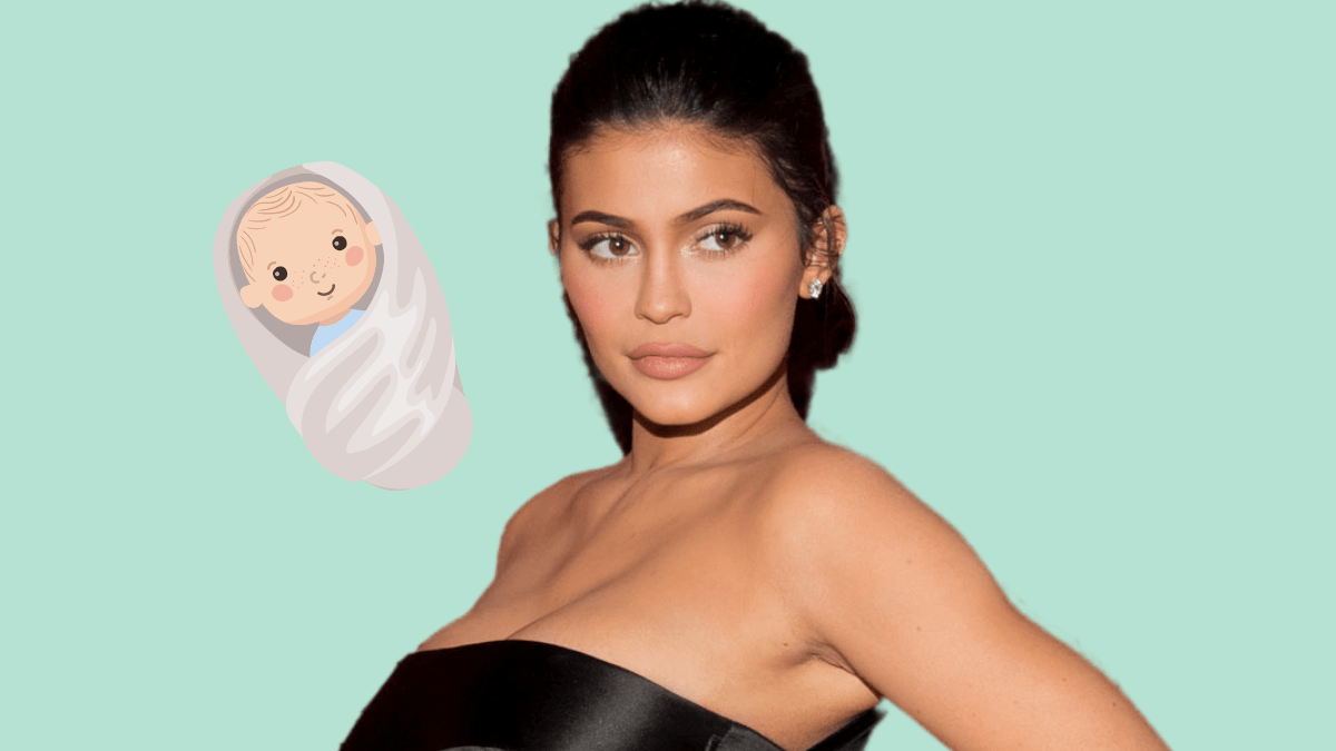 Kylie Jenner posiert.