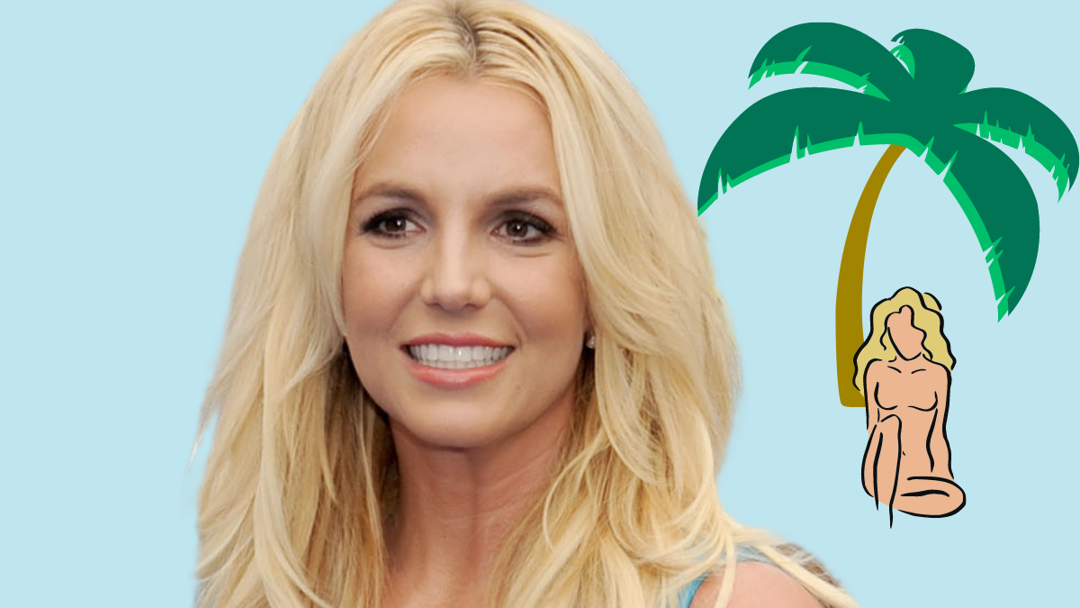 Britney Spears lächelt.