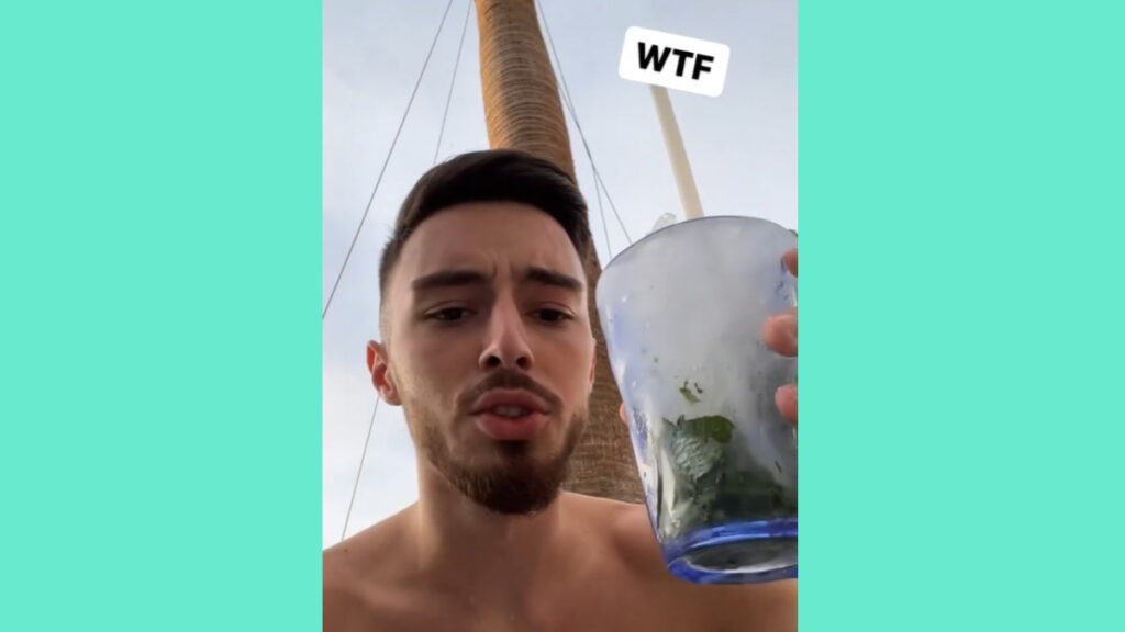 Mario Novembre trinkt einen 21-Euro-Mojito.