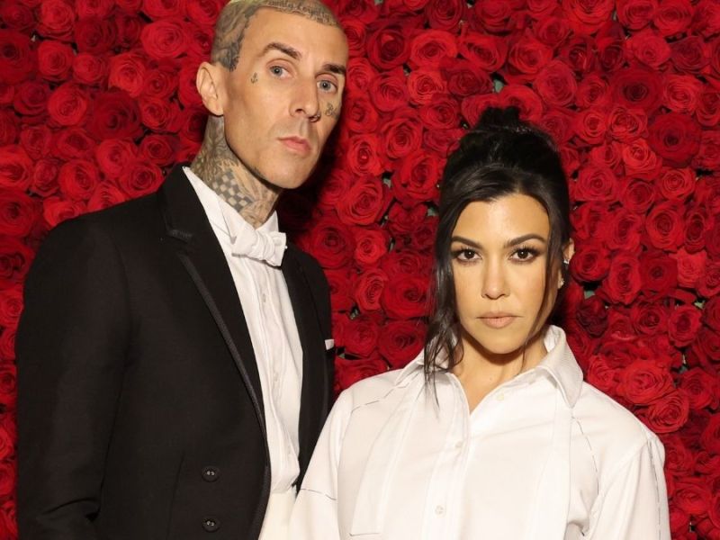 Travis Barker und Kourtney Kardashian bei der Met Gala 2022 in New York.