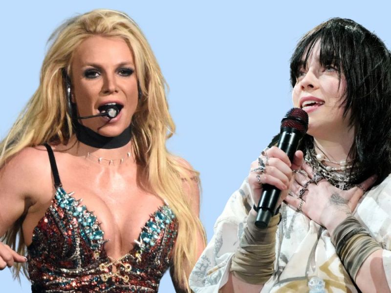 Britney Spears und Billie Eilish