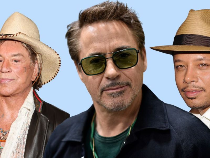 Mickey Rourke, Robert downey jr, Terence Howard