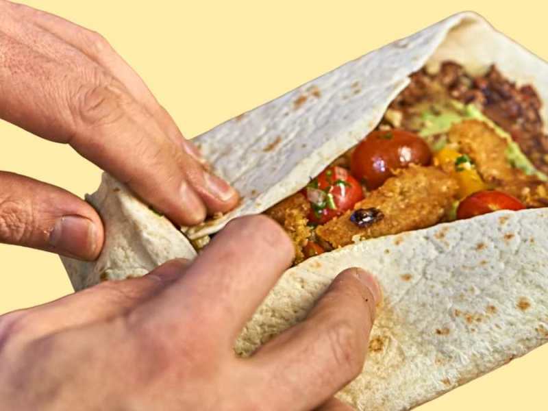 Burrito richtig rollen