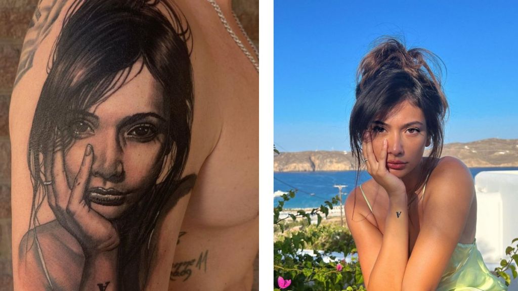 Tattoo und das Original: YouTube-Star Paola Maria