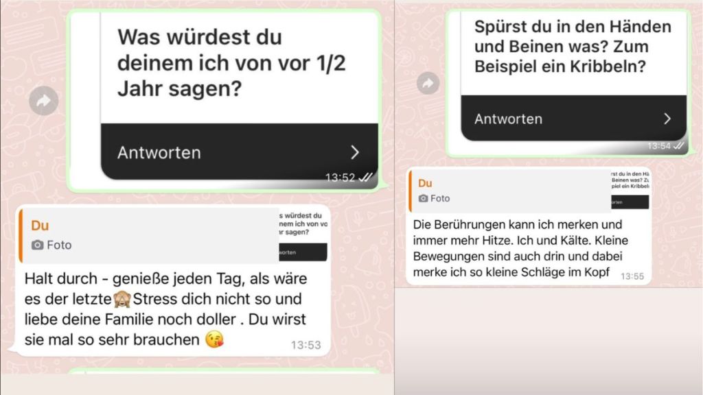 Ina beantwortet Fragen ihrer Fans über WhatsApp