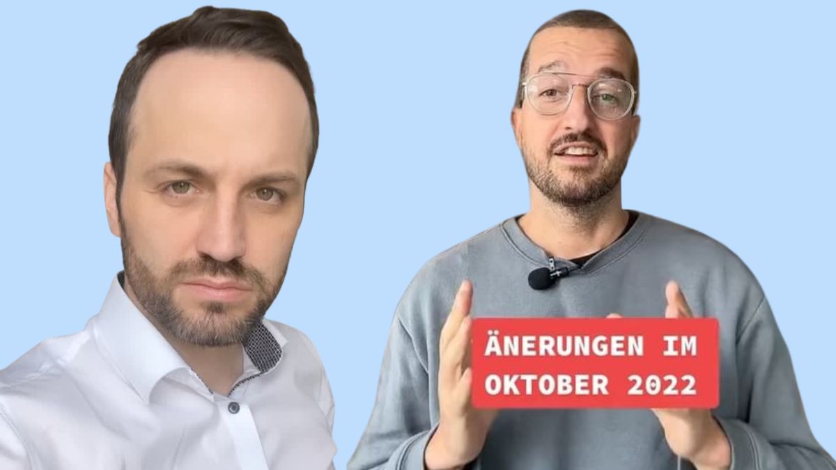 Herr Anwalt und Immo.Tommy sprechen über Änderungen im Oktober