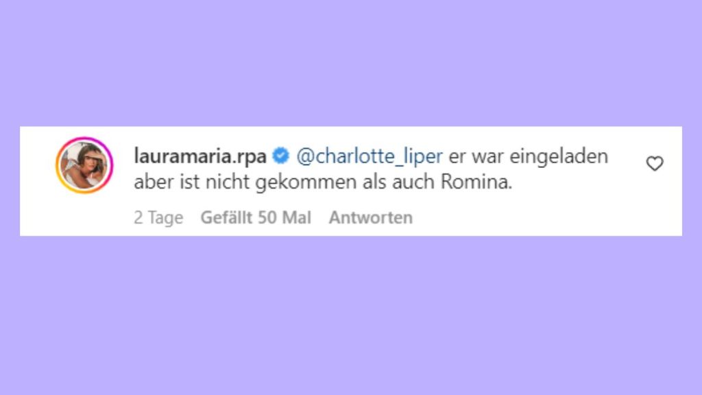 Laura Maria Rypa verrät, warum Stefano Zarrella nicht dabei war