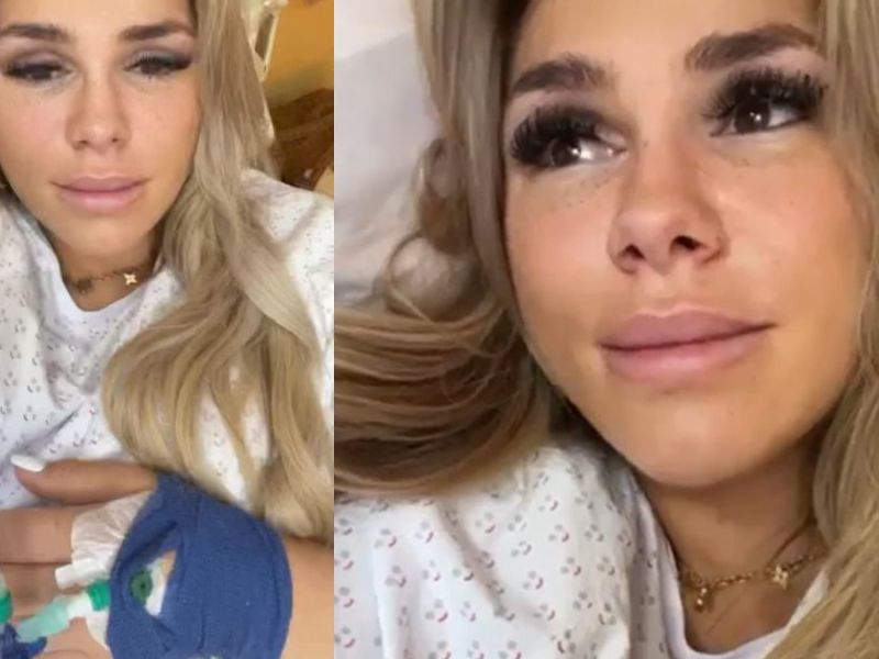 Nathalie Bleicher-Woth weint im Krankenhaus
