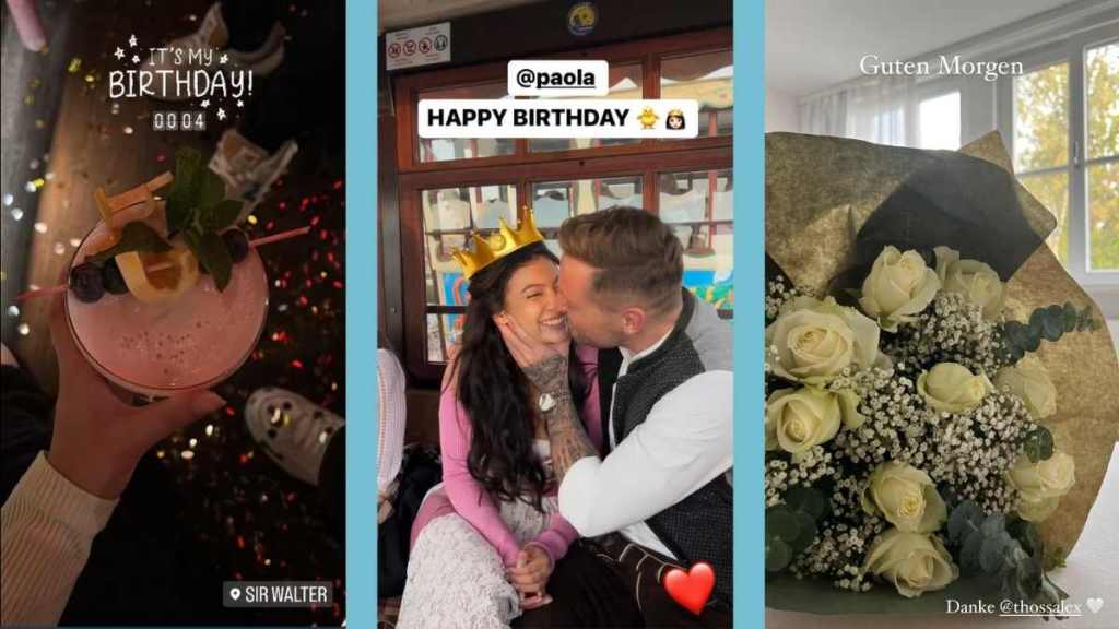 Paola Maria feiert Geburtstag mit Alex