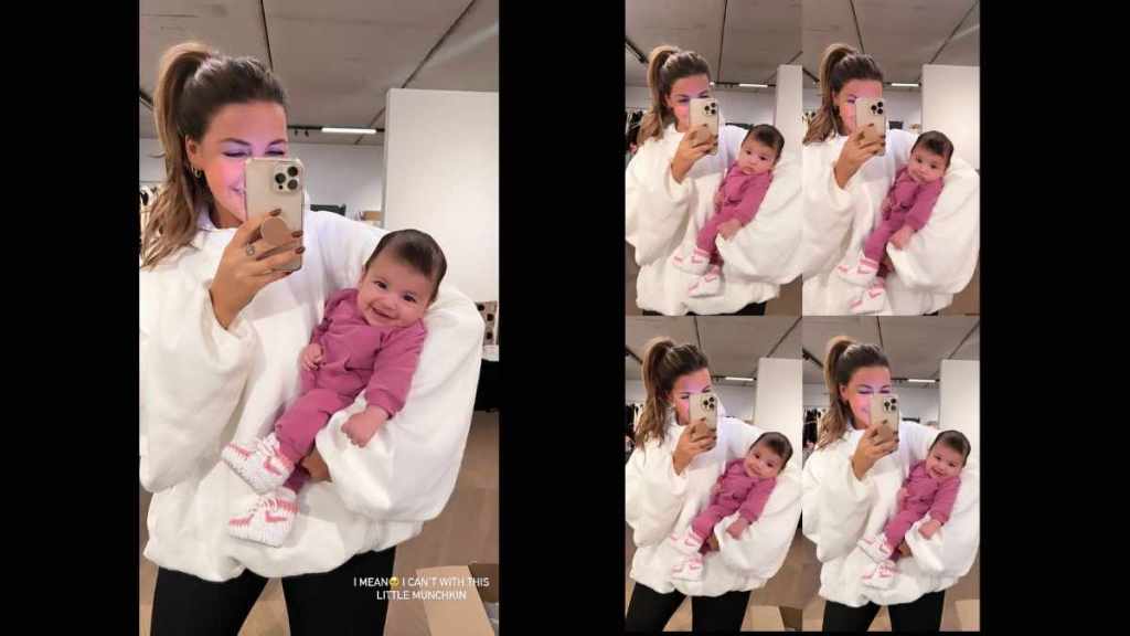 Selfie des Tages Novalanalove mit Baby