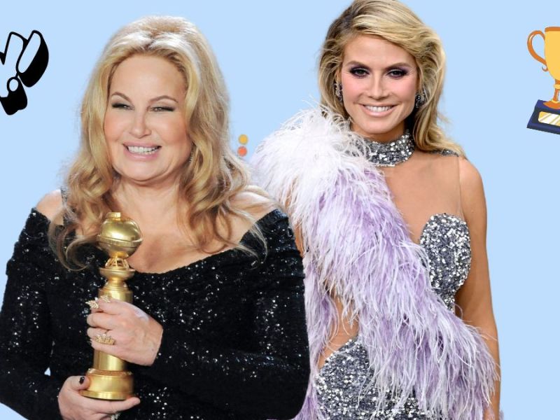 Jennifer Coolidge Heidi Klum Golden Globes