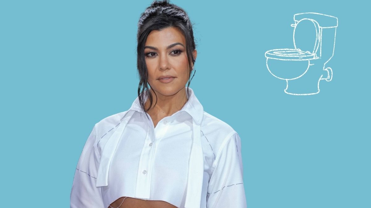 Kourtney Kardashian: Fotoshooting auf dem Klo?