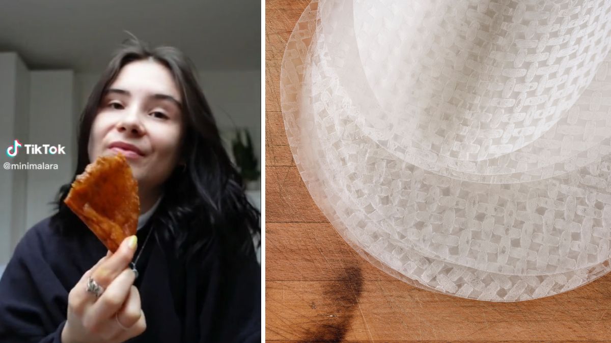 TikTok-Rezept: Knusprige Hähnchenhaut aus Reispapier