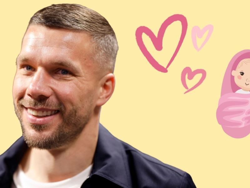 Lukas Podolski: Niedliches Selfie mit seiner Baby-Tochter